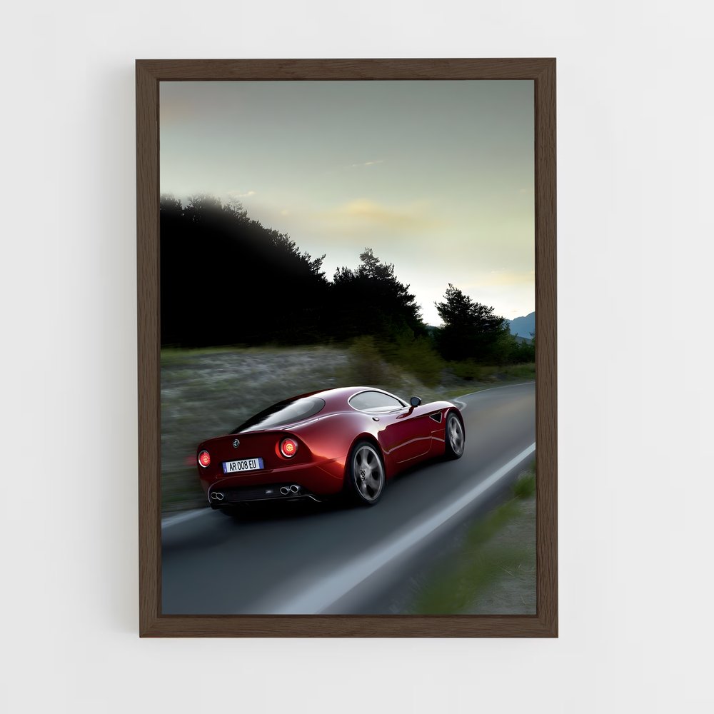 Poster Competizione Route – affiche Alfa Romeo (vue 5)
